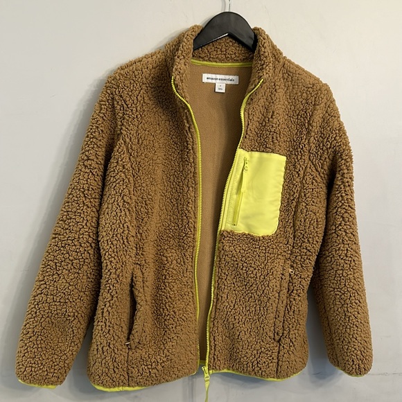 Amazon Essentials Woman’s Sherpa Jacket Size M - Picture 6 of 9